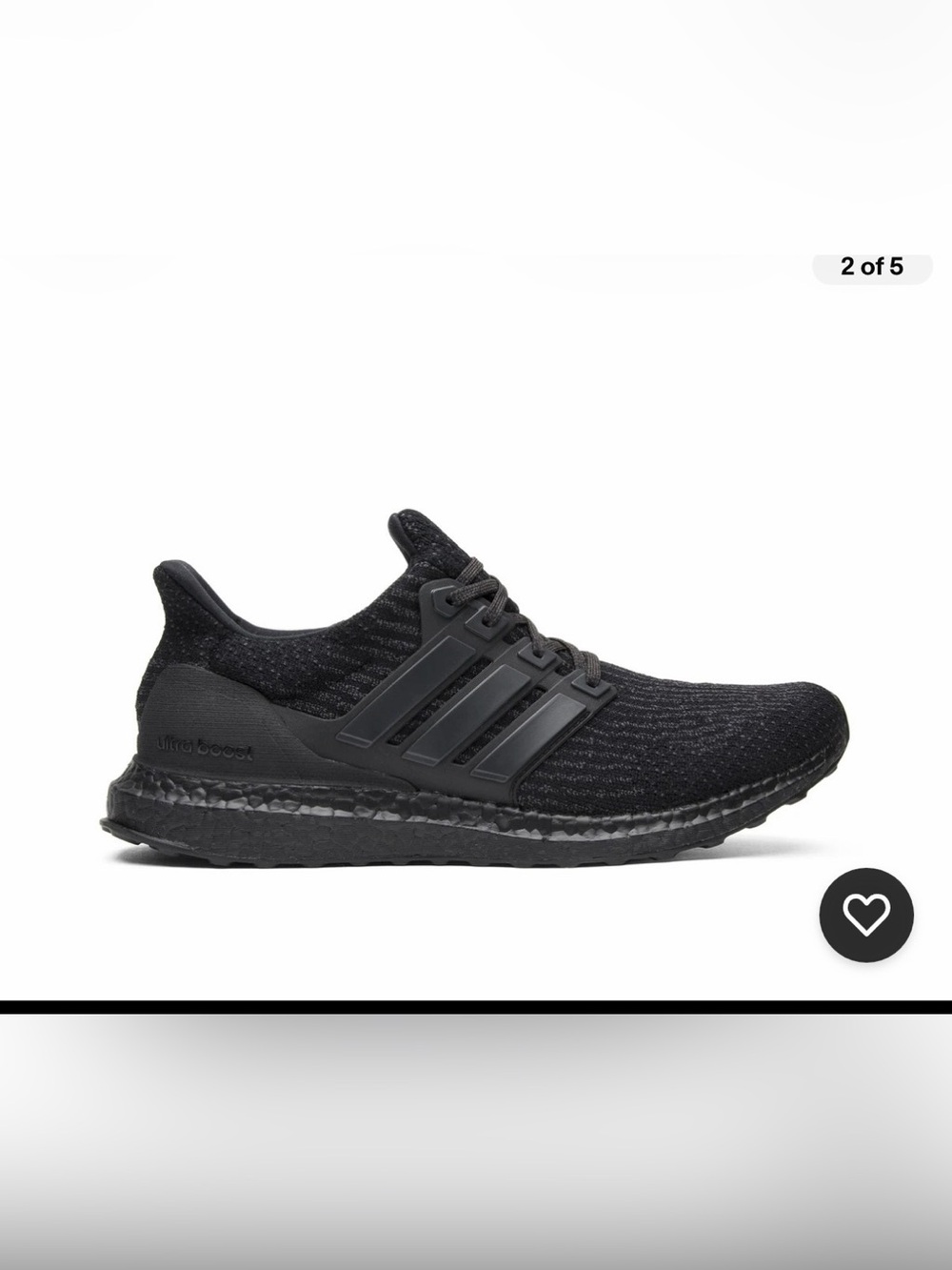 Adidas Ultraboost 4.0 triple black - Picture 2 of 7